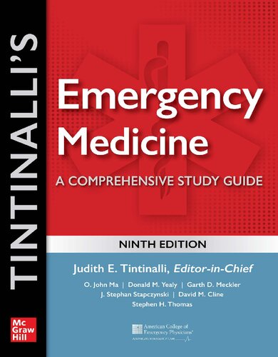 Emergency Medicine A Comprehensive Study Guide 9th ed