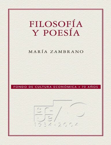 Filosofía y poesía