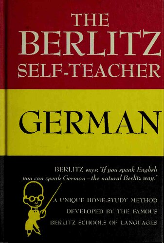 The Berlitz Self-Teacher: German