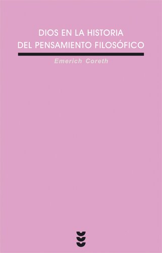 Dios en la historia del pensamiento filosófico