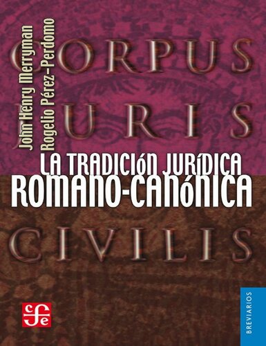 La tradición jurídica romano-canónica