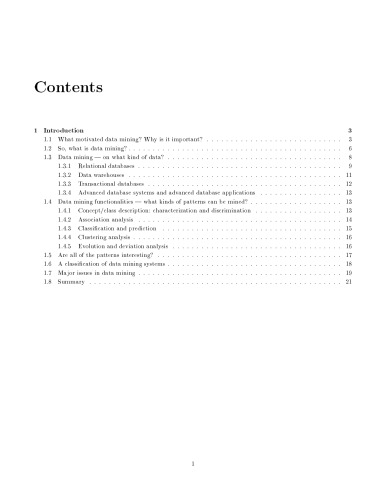 Data Mining: Concepts and Techniques