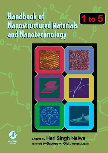 Handbook of Nanostructured Materials and Nanotechnology