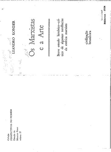Os marxistas e a arte: breve estudo histórico-crítico de algumas tendências da estética marxista