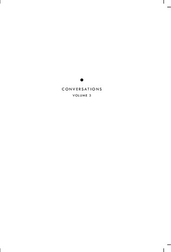 Conversations. Volume 3