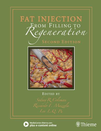 Fat injection from filling to regeneration