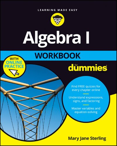 Algebra I workbook for dummies