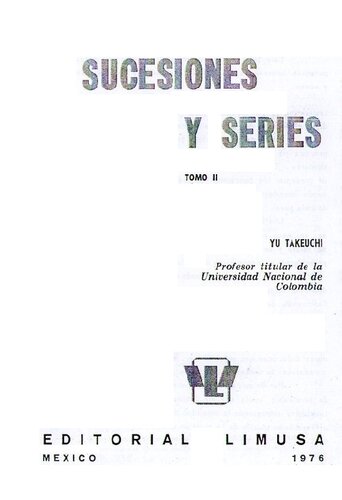 Sucesiones y series de funciones
