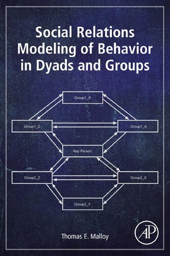 Social Relations Modeling of Behavior in Dyads and Groups