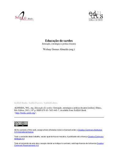 Educação de surdos: formação, estratégias e prática docente