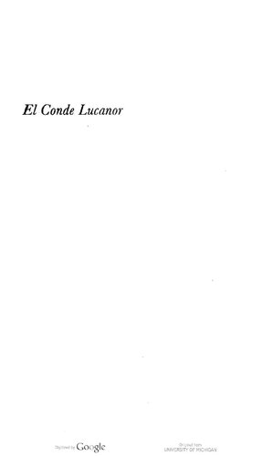 El Conde Lucanor