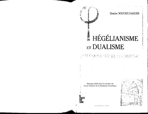 Hégélianisme et dualisme : Réflexions sur le phénomène