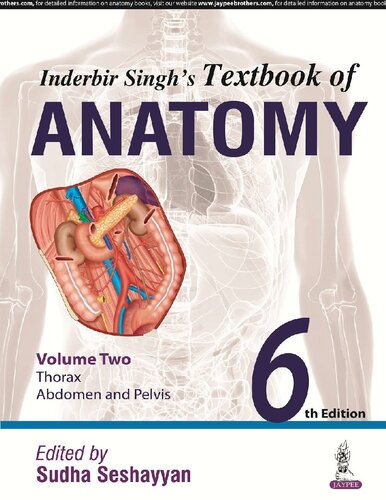 Inderbir Singh's Textbook of Anatomy: Thorax, Abdomen and Pelvis