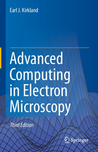 Advanced Computing in Electron Microscopy