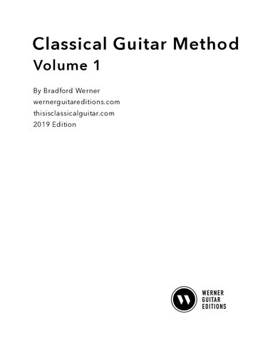 Classical guitar method