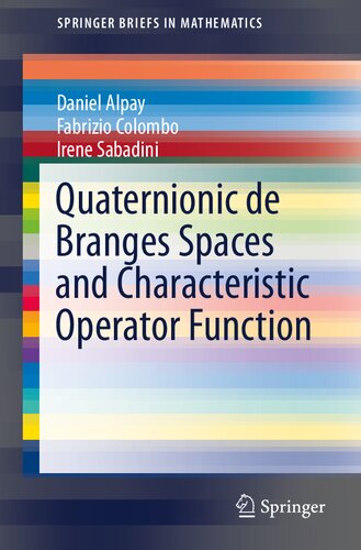 Quaternionic De Branges Spaces and Characteristic Operator Function