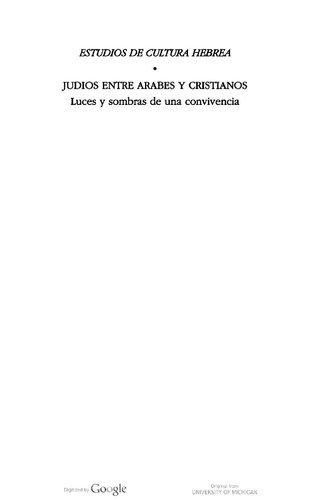 Judíos entre árabes y cristianos : luces y sombras de una convivencia