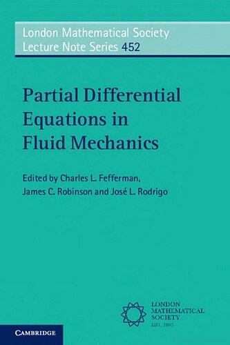 Partial Differential Equations in Fluid Mechanics (London Mathematical Society Lecture Note Series, Band 452)