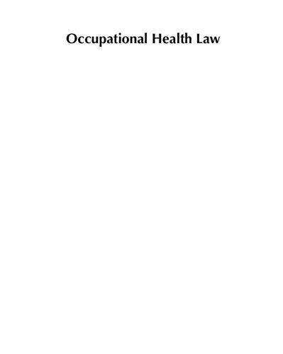 Occupational health law