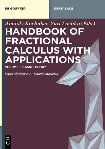 Handbook of Fractional Calculus with Applications: Basic Theory ()
