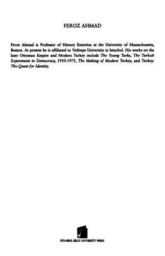 From Empire to Republic: Essays on the Late Ottoman Empire and Modern Turkey, Volume 1