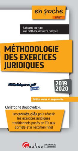 Méthodologie des exercices juridiques