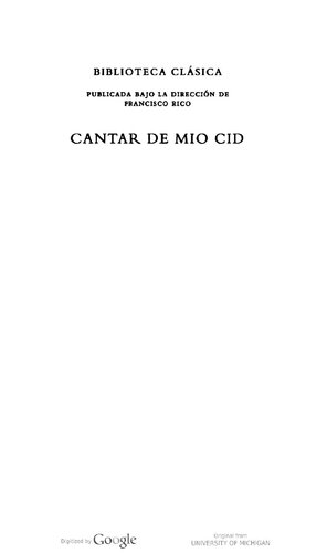 Cantar de Mio Cid