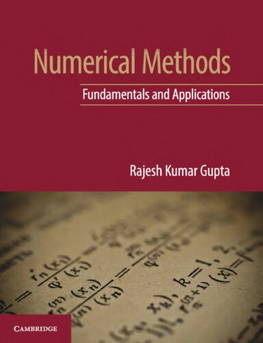 Numerical Methods: Fundamentals and Applications