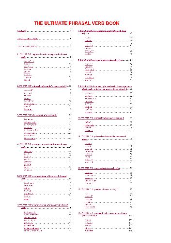 The ultimate phrasal verb book