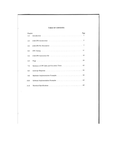 Z80 technical manual