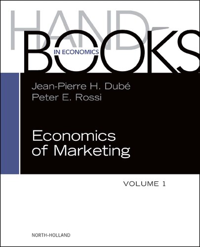 Handbook of the Economics of Marketing: Marketing and Economics