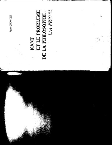 Kant et le problème de la philosophie : L'a priori