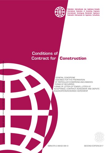FIDIC Condictions of Contract for Construction