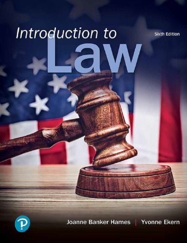Introduction to Law, 6th Edition