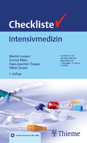 Checkliste Intensivmedizin