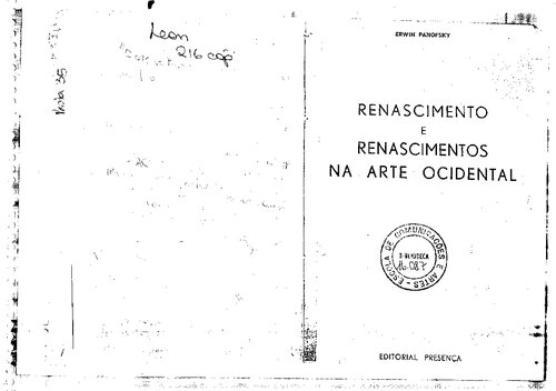 Renascimento e Renascimentos na Arte Ocidental