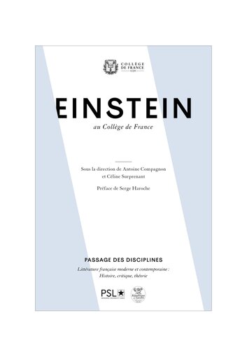 Einstein au Collège de France