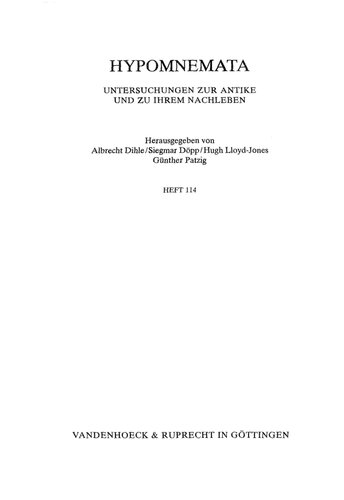 Theocritus, Dioscuri (Idyll 22): Introduction, Text, And Commentary
