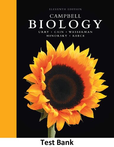 Campbell Biology Test Bank, 11 edition