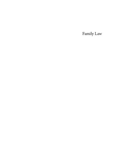 Law, Justice, and Gender: Family Law and Constitutional Provisions in India