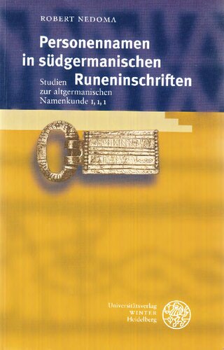 Personennamen in südgermanischen Runeninschriften
