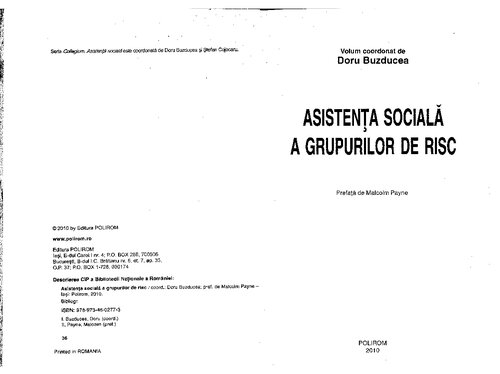 Asistenta sociala a grupurilor de risc