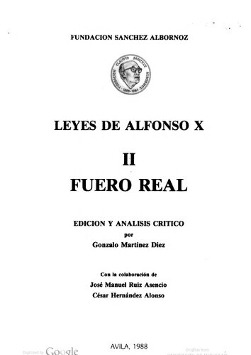 Leyes de Alfonso X. Fuero Real