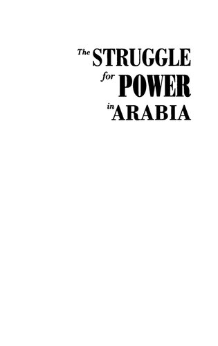 Struggle for Power in Arabia: 