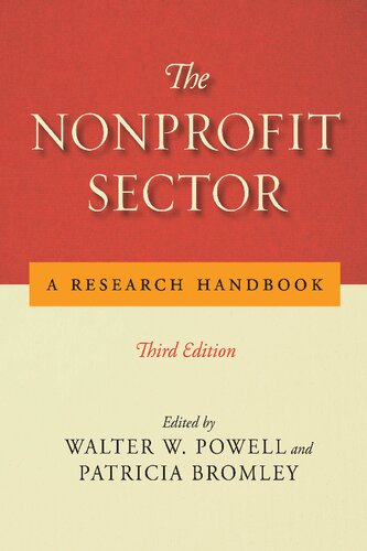 The Nonprofit Sector: A Research Handbook