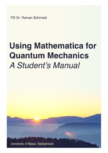 Using mathematica quantum mechanics