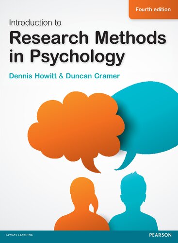Introduction to research methods in psychology