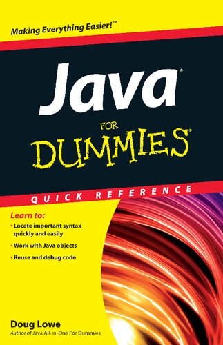 Java For Dummies Quick Reference