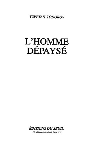 L'Homme dépaysé