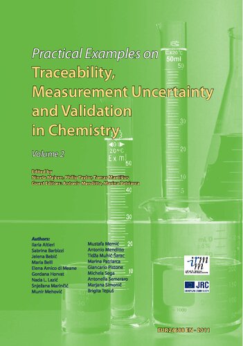 Practical examples on traceability, measurement uncertainty and validation in chemistry Vol 2